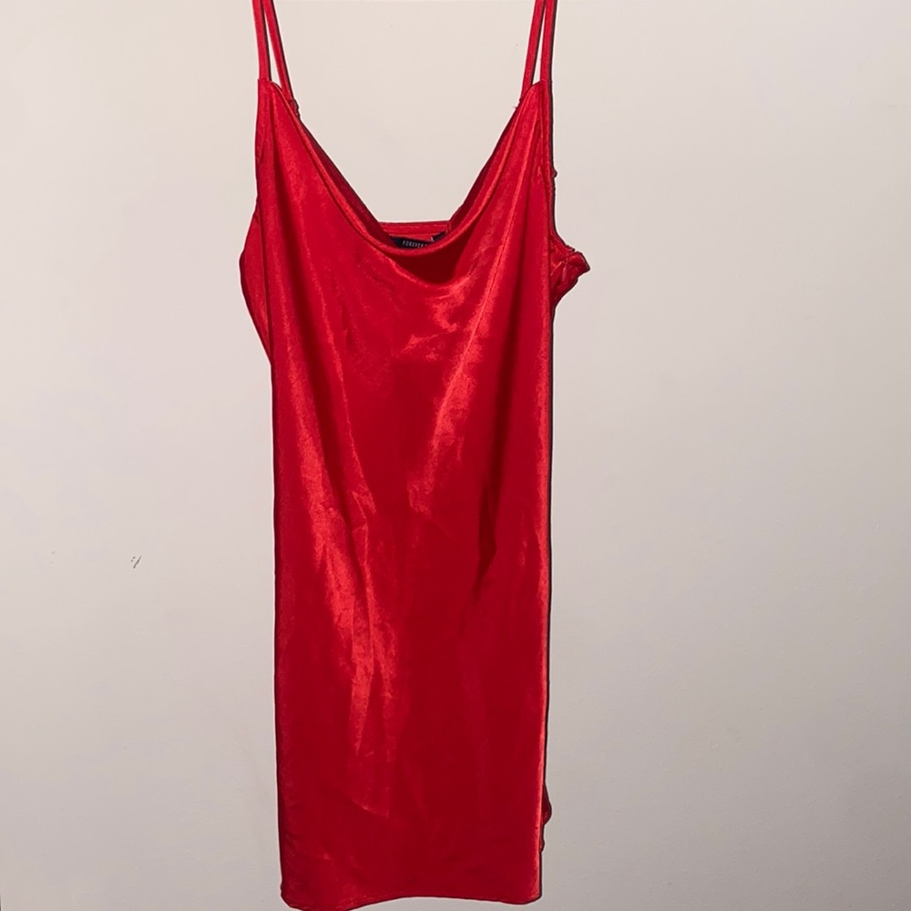 Red Silk Dress